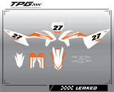 The Total Performance GFX LEAKED full graphic kit combines a clean simple look with subtle abstract lines that give it the curb appeal that you are looking for. This kit is the perfect platform for you to create the graphic kit you've always wanted!