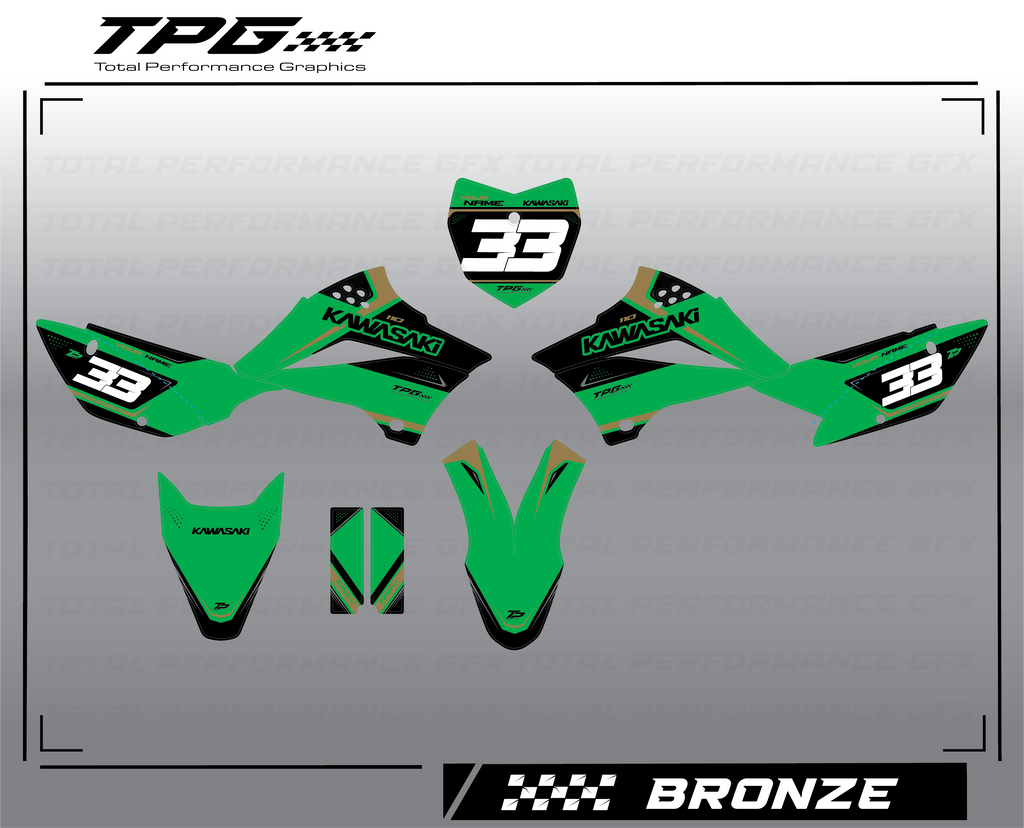 Total Performance GFX-BRONZE Full Kit For Kawasaki – TOTAL PERFORMANCE GFX