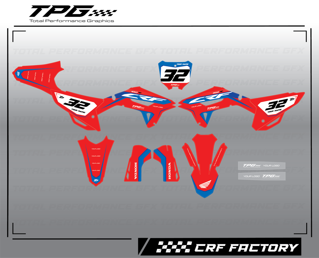 CRF FACTORY FULL KIT - HONDA – TOTAL PERFORMANCE GFX